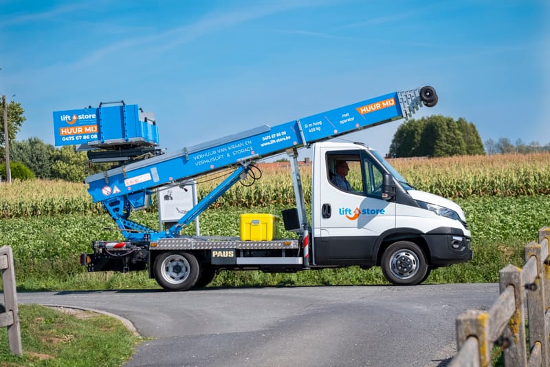 Verhuislift Big Easy, het model voor zwaar en hoog hijswerk